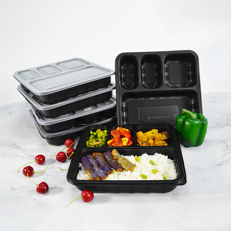 4 Compartments Food Container
