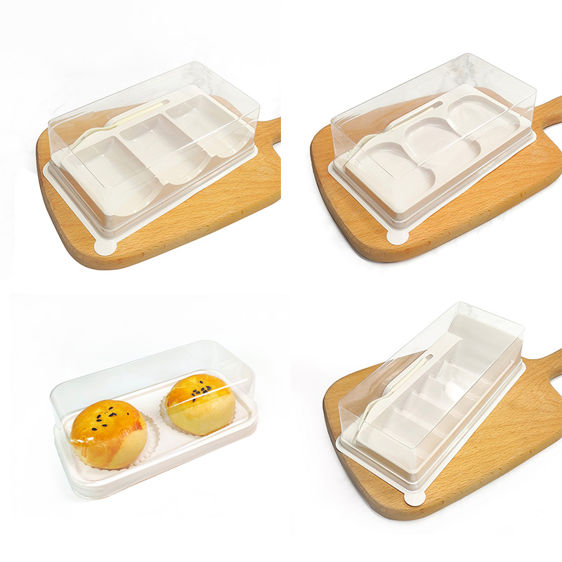 PET Dessert Container with Lid