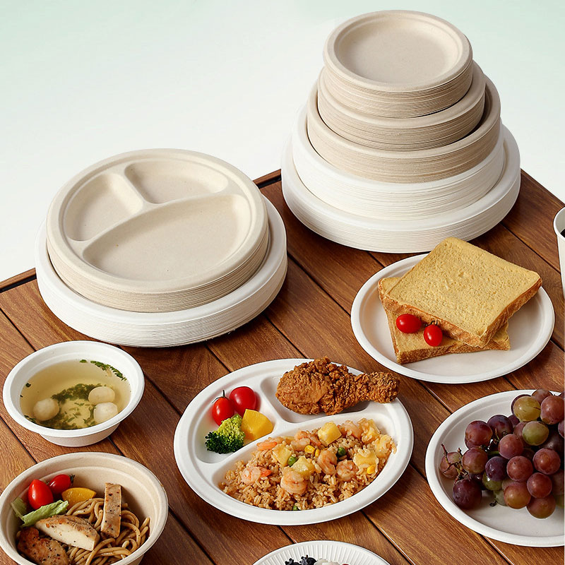 Round Bagasse Plate